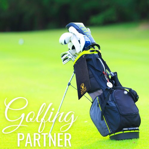 CybGene Dog Grandpa Grandpaw Golf Towel, Dog Grandpa Grandpaw Gifts on Father‘s Day, 15.8 x 23.6 inches Microfiber Golf Towel for Golf Bags