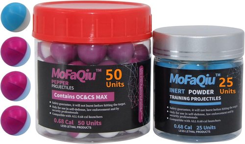 **OCandCS MAX 68 Cal Pepper Balls - Fracture Groove Design for Enhanced Durability | Increased Diffusion Radius**