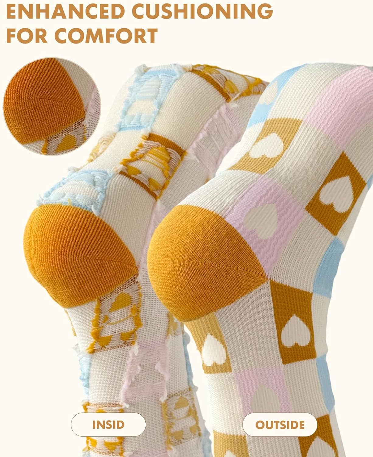 Skiennix Compression Socks for Women - 3 Pairs of 20-30 mmHg Graduated Support | Lightweight Daily Wear