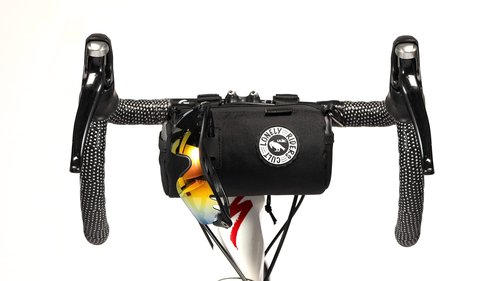 ULAC NEO PORTER COURSIER SPRINT Bicycle Handlebar Bag, Bike Front Feed Bag for Road Bike, Mountain Bike, Cycling Travel (Steel, 1.5L)