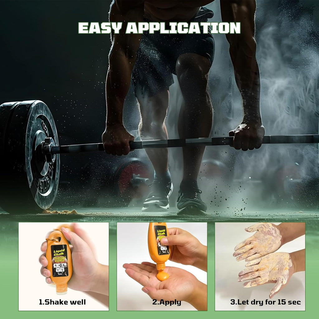 Skiennix Liquid Chalk - Mess-Free Gym Chalk for Weightlifting, Rock Climbing & More | 2oz (60ml)