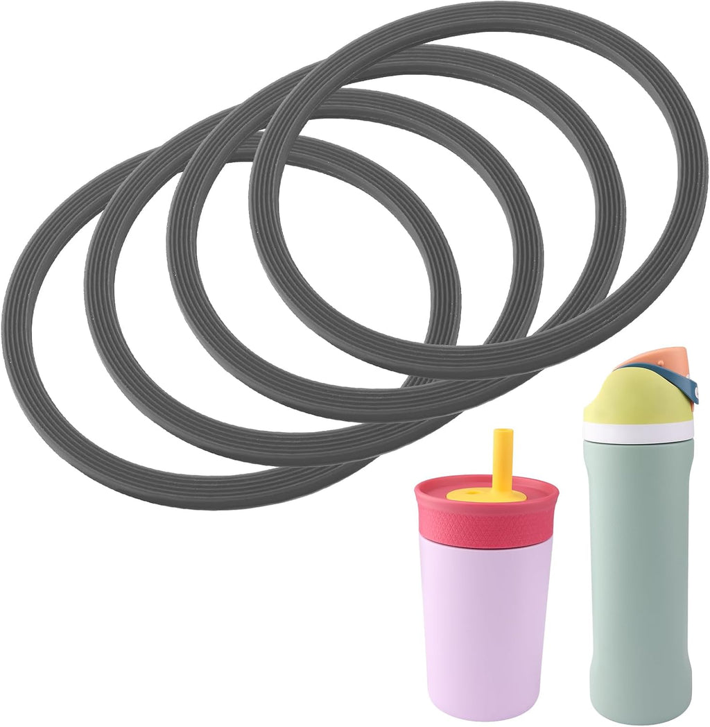 Owala Rubber Gasket Replacement | O Ring Seal for FreeSip Water Bottles & Tumblers - 4 Pack Silicone Seals
