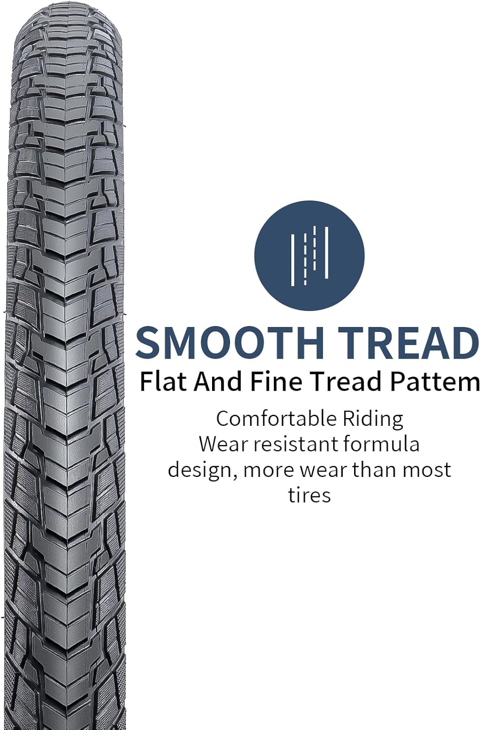 Skiennix 700C Bike Tires - Heavy Duty 700x45C with Tubes & Rim Strips | Durable Cycling Set