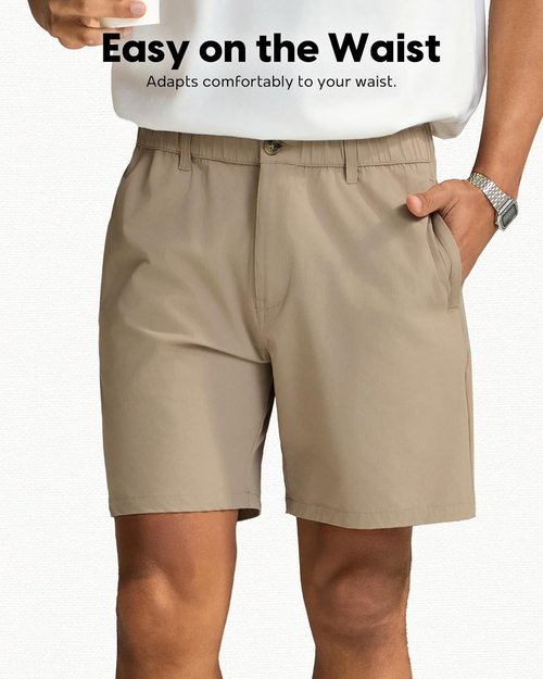 Maamgic Men's Casual Shorts - Durable Quick-Dry Stretch Summer Shorts | Available in 5", 7", 9" Sizes