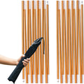 TRIWONDER Tent Poles Replacement Aluminum Camping Rod Accessories Pre-Assembled Tent Pole Repair Kit, 2 Pcs