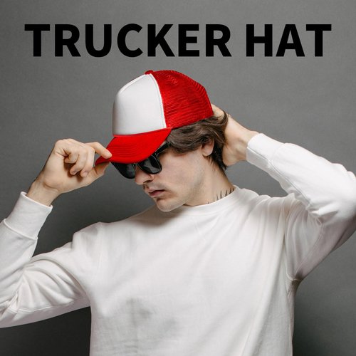 TZYZZQH 10 Blank Trucker Hats Bulk with Decorative Ropes,Men and Women Hat Bulk Heat Transfer Graffiti Hats