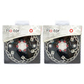 ASHIMA-LTD Flo-Tor ARF-3 Disc Flotor Rotor 6-Bolt, 160mm, 2PCS, Black, AS2385