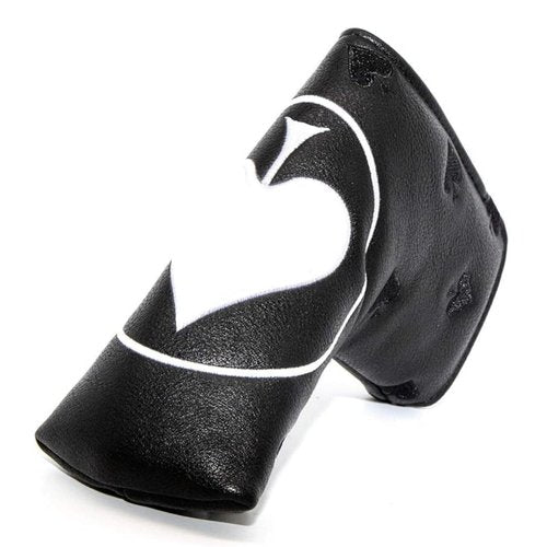 Blade Putter Cover Magnetic Premium Golf Putter Cover Headcover for Blade, Black Golf Club Cover PU Leadther Ace Blade Putter Head Cover for Men Golfer Golf Accessories