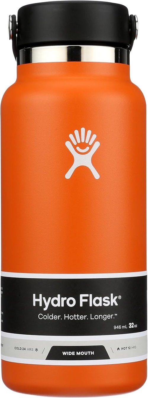 Hydro Flask 32 Oz Wide Mouth Water Bottle - Durable Flex Cap in Mesa Color