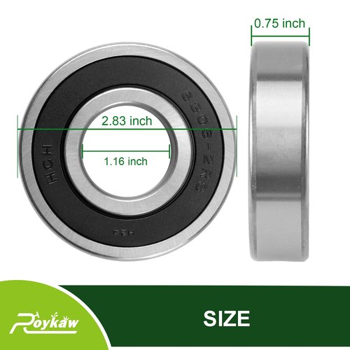 Roykaw G29/Drive Rear Axle Bearing Compatible with Yamaha Gas and Electric Golf Cart, Replaces OEM # JW1-F2176-00-00