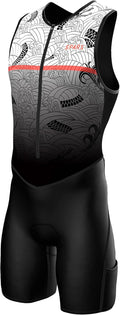 Sparx Men's Premium Triathlon Suit - Padded Performance Gear for Swim, Bike, Run