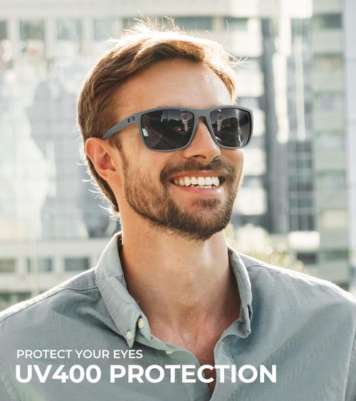 KALIYADI Polarized Sunglasses for Men - Lightweight UV Protection for Driving, Fishing & Golf