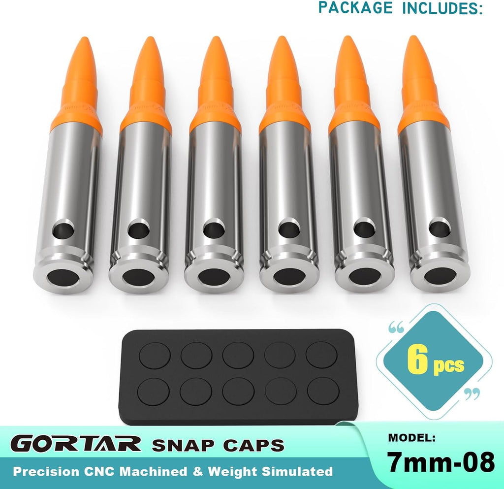 Snap Caps Training Dummy Rounds - Safe Loading Practice with Realistic Weight | Ideal for Firearms Training