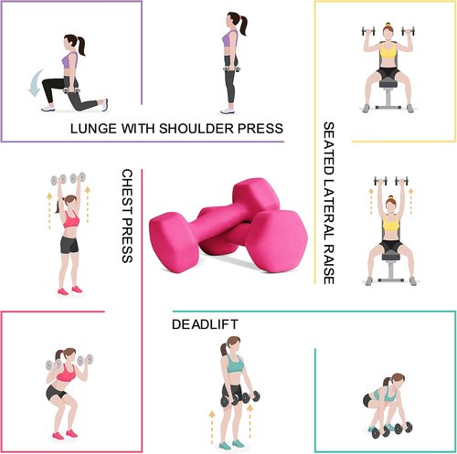 Balelinko Home Gym Equipment - Versatile Strength Training & Pilates Weights Set for All Ages