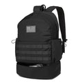 seyfocnia Gym Backpack for Men,Military Tactical Backpack Travel Bag with Shoe Compartment Lightweight Sports Gym Bag Casual Daypack-Black