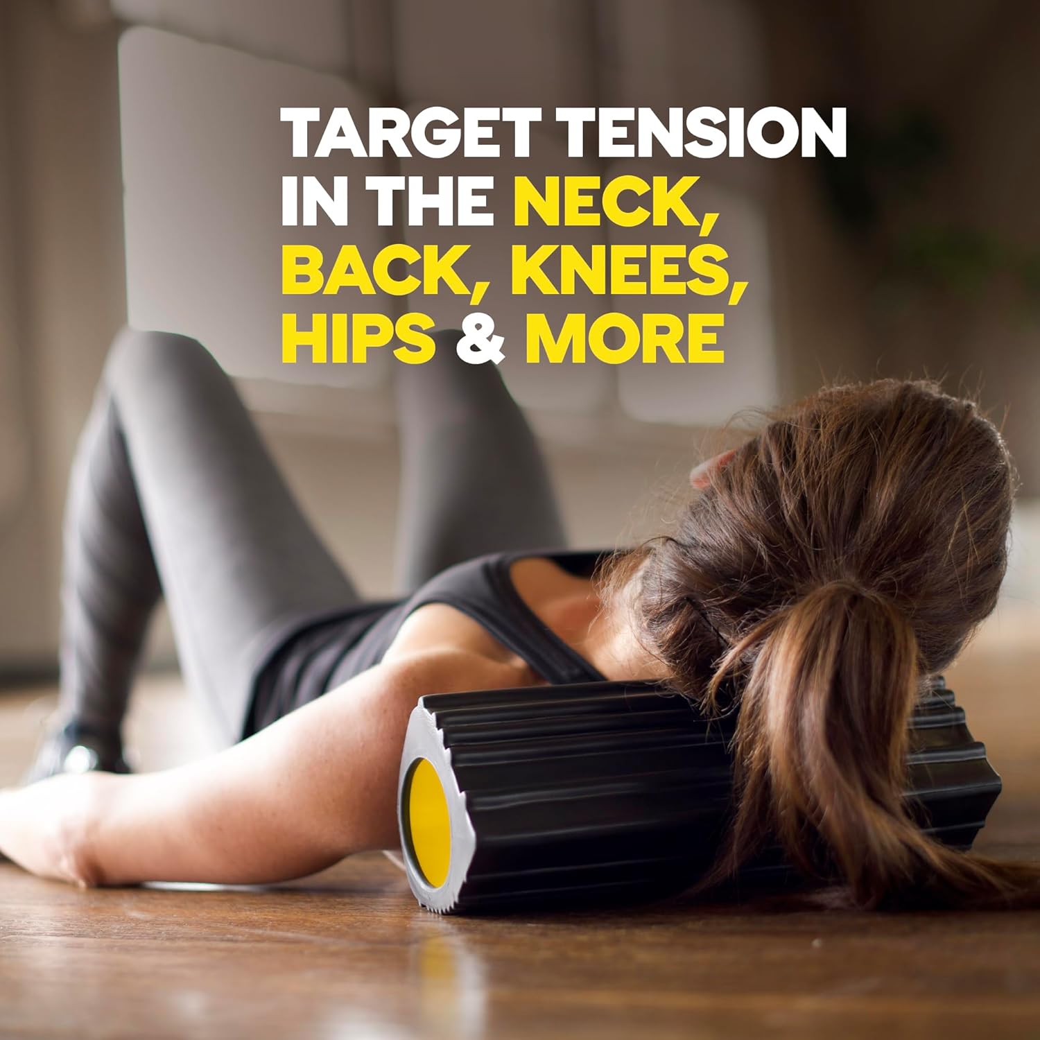 TRX Training Rocker Myofascial Release Roller - Neck & Back Massage Foam Roller, 13 Inches