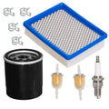HIFROM Air Filter 1015426 with Oil Filter 1016467 Spark Plug Fuel Filter Tune Up Kit Compatible with Club Car 4-Cycle DS Gas Golf Cart Models 1992-up 290FE 350FE Engine