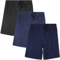 Andrew Scott Men's Lounge Shorts - Comfortable Cotton PJ Sleep Shorts with Drawstring & Pockets | Multi-Pack Options