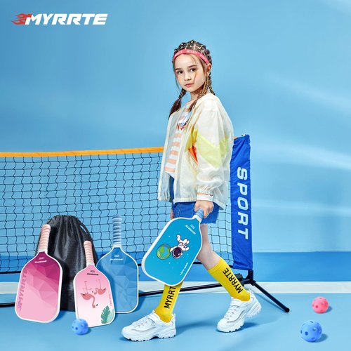 Pickle Ball Paddles Set of 2 Fiberglass Pickle Ball Racket Lightweight Honeycomb Core Unmatched Control