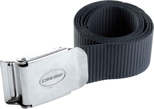 Cressi Paros Nylon Weight Belt, Black