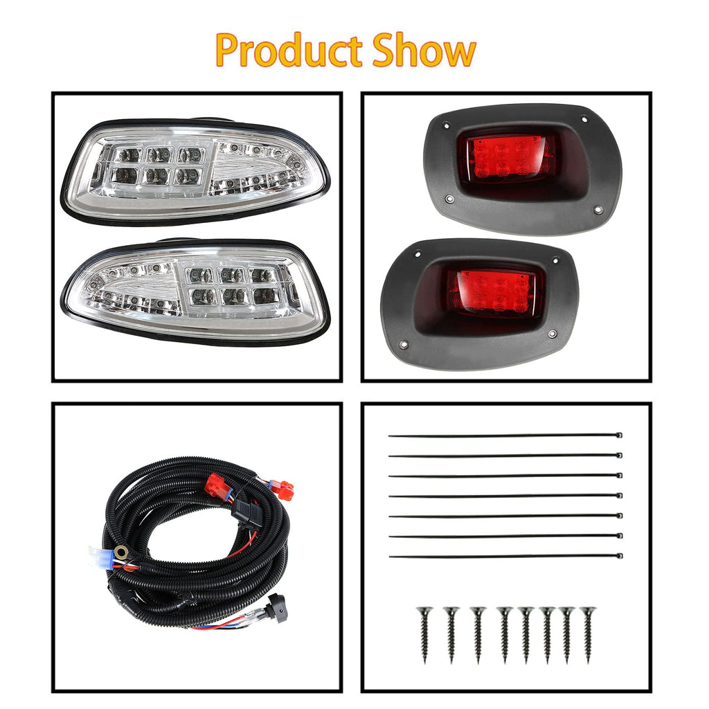 WFLNHB Light Kit Replacement for EZGO RXV Golf Cart 2008-2015