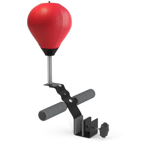 GLACIAL Doorway Sit-Up Exercise Bar with Punching Bag - Complete Upper Body and Abs MMA Workout in One