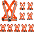 Reflective Strap Safety Vest by Skiennix - Adjustable High-Visibility Running Gear for Men & Women | 2-10 Pack