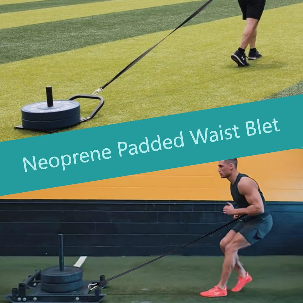 Skiennix Weighted Training Waist Belt - Enhance Strength & Agility | Perfect for Sled Pulling & Tire Drags