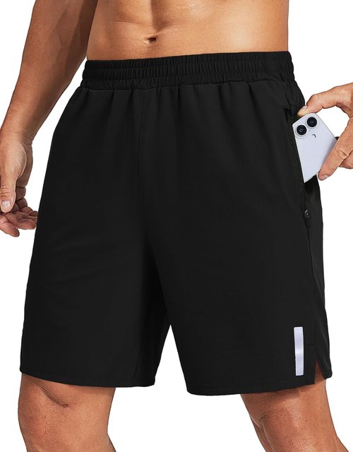 COOFANDY Men's Athletic Running Shorts - Quick Dry Lightweight 7" Gym Shorts for Tennis & Hiking