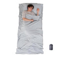 Exermil 100% Cotton Sleeping Bag Liner with Full Length Zipper on 3 Sides; Single/Double Adult Sleep Sack for Travel & Camping, Multifunctional Travel Sheets (Unzipped 87”x87”) for Hotel, Lightweight