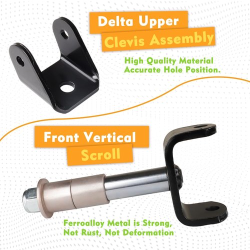 CLUBRALLY Club Car DS Deluxe Golf Cart Front and Rear End Repair Bushing Kits for 1993-Up