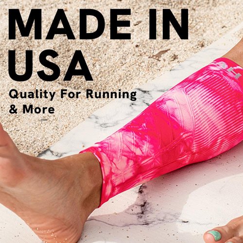 Zensah Running Leg Compression Sleeves - Shin Splint, Calf Compression Sleeve Men and Women (Black, X-Small/Small)