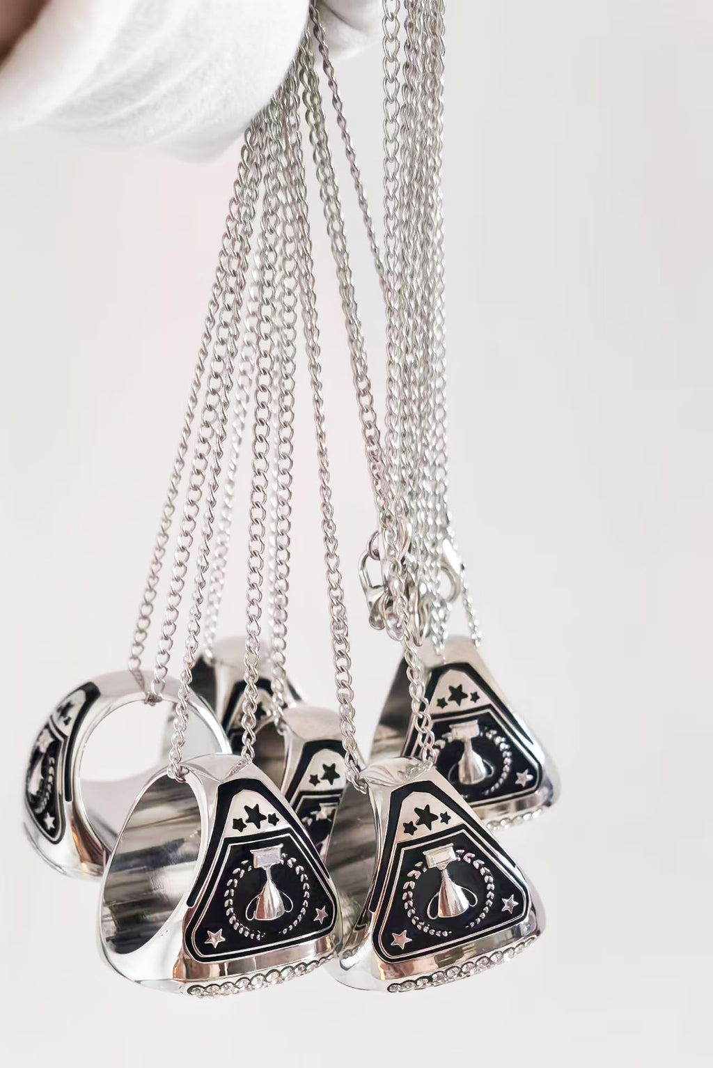 12 Pcs Basketball Championship Ring Basketball Ring Sport Ball Trophy Award Gift With Display Neck Chain and Stand for Tournament or League Champion Winner (6pcs silver basketball rings, size 13)