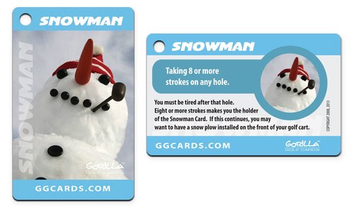 Gorilla Golf Cards - The On-Course Golf Betting Card Game - Add Fun to Your Golf Round - You'll Love to Hate This Game