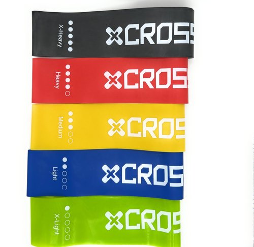 Resistance Bands for Working Out, Elastic Exercice Loop Bands for Physical Therapy, Yoga Starter Set of Stretch Bands for Booty Legs, Pilates Flexbands (Standard)