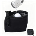 yiranhom Golf Club and Ball Cleaning Bag with Waterproof Liner, Detachable Clip, Machine Washable - Clean Club Grooves and Dry Exterior, Neoprene or Microfiber Golf Accessory