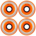 Labeda Millenium Inline Skate Wheels (Orange, 76mm)