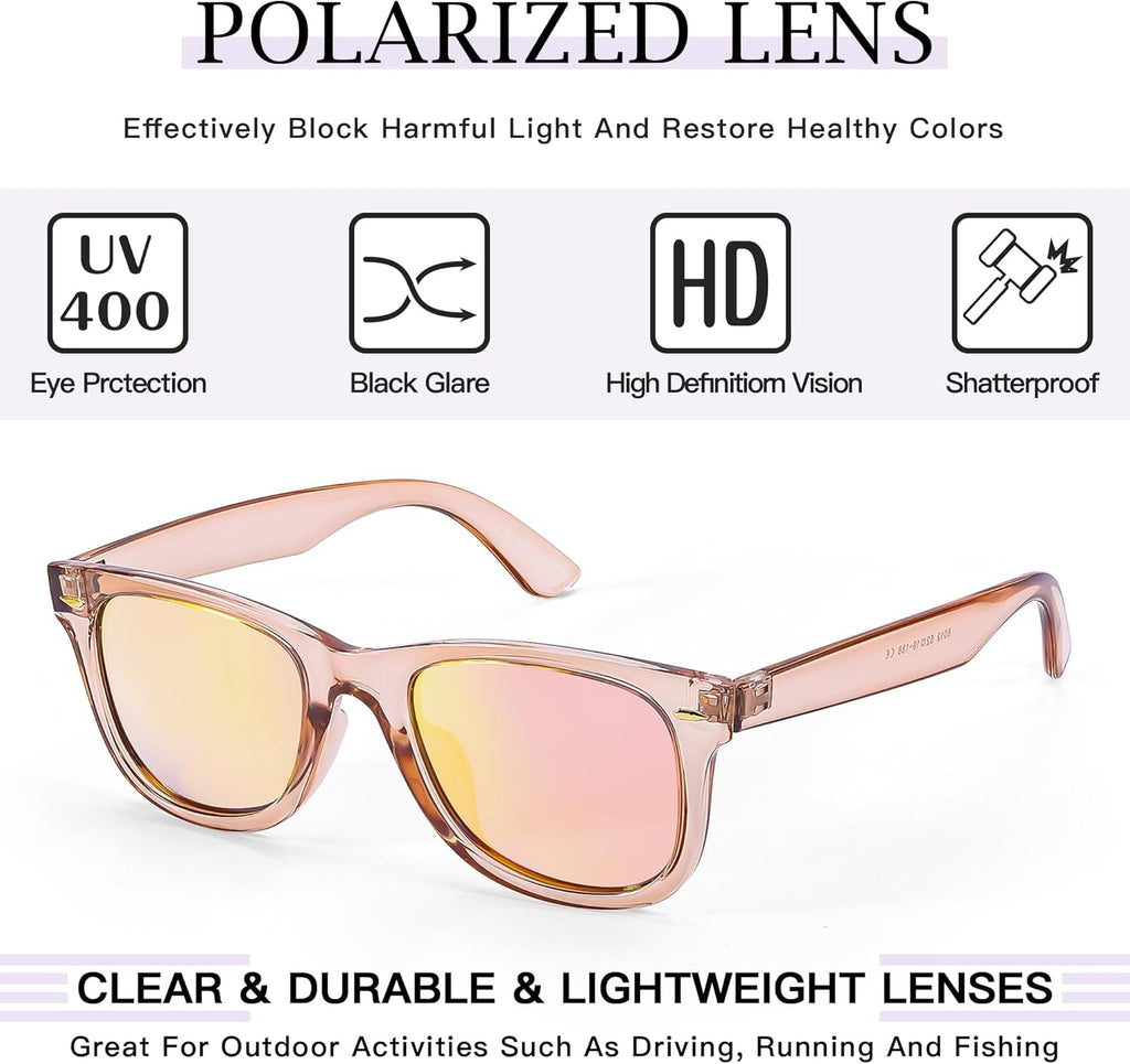 SIPHEW Polarized Sunglasses - UV400 Mirrored Beach Eyewear for Men & Women | Designer Unisex Fashion