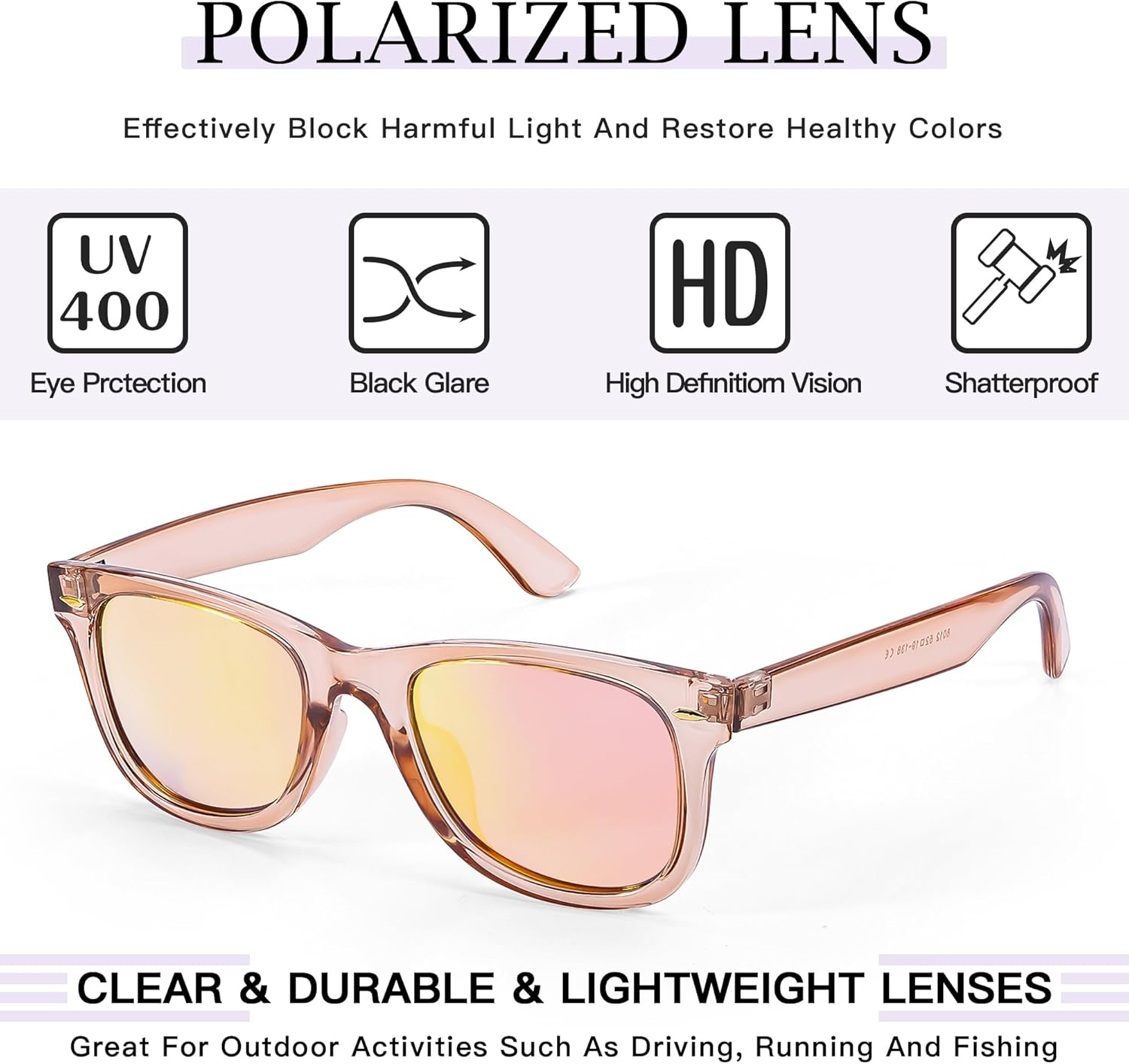 SIPHEW Polarized Sunglasses - UV400 Mirrored Beach Eyewear for Men & Women | Designer Unisex Fashion
