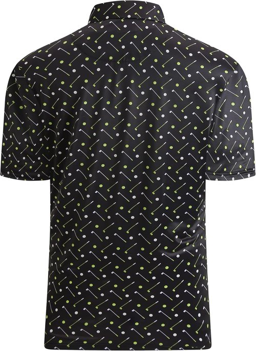 Alex Vando Men's Golf Shirt - Moisture-Wicking Quick-Dry Performance Polo | Stylish Print Design