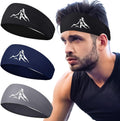 Skiennix Sport Headbands - 3 Pack Cooling Sweat Bands for Men & Women | Perfect for Workouts