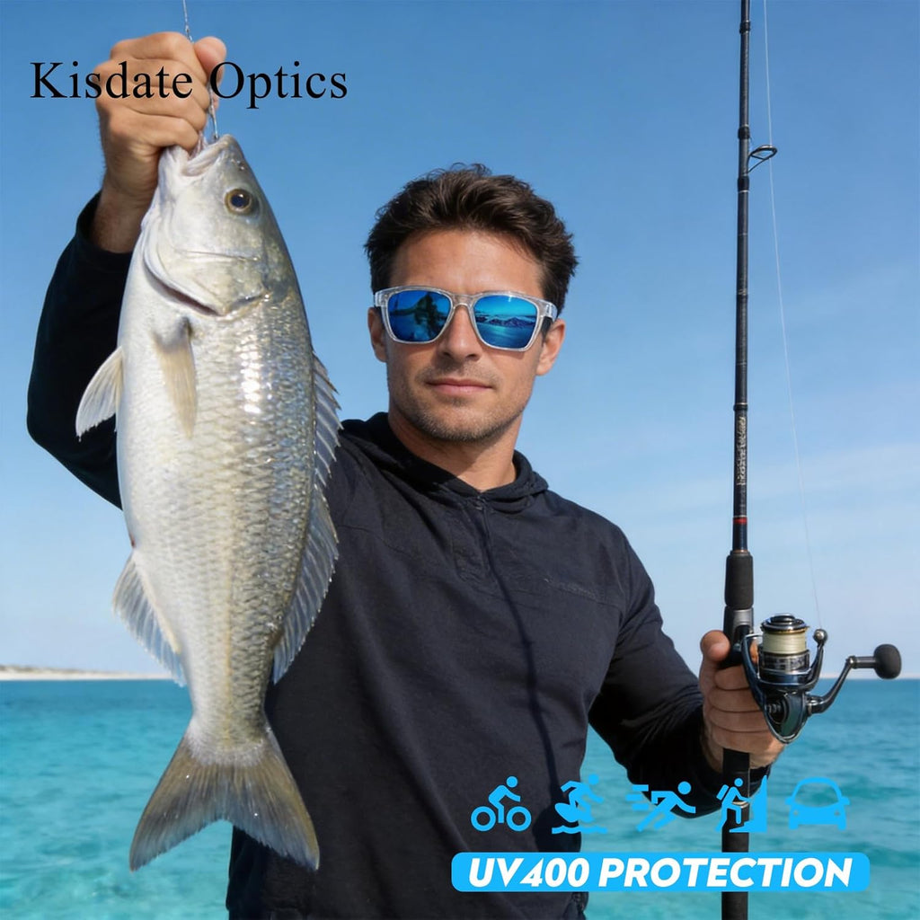 Skiennix Ultralight 158MM XXL Polarized Sunglasses - Scratch & Saltwater Resistant UV400 Lens
