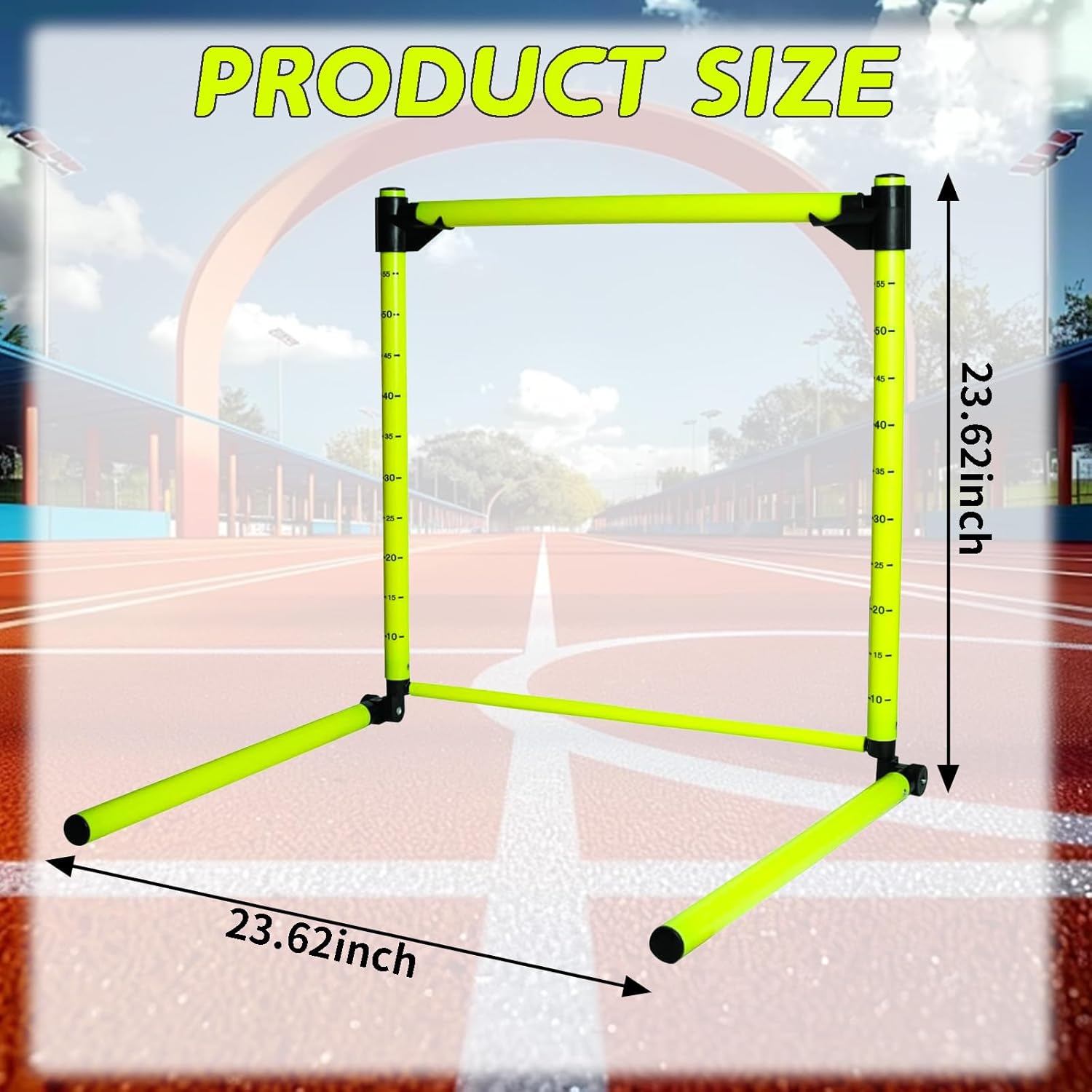 Skiennix Adjustable Hurdles - Detachable Agility Training Equipment for Indoor & Outdoor Use | Perfect for Soccer & Basketball Athletes