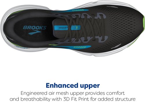 Brooks Men's Ghost 15 Running Shoe - Lightweight Comfort for All-Day Performance | Medium Size