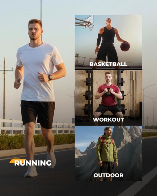 Barjneel 4 Pack Gym Mens Shorts - Basketball Athletic Shorts with Pockets Fitness Clothing Black Workout Quick Dry Shorts
