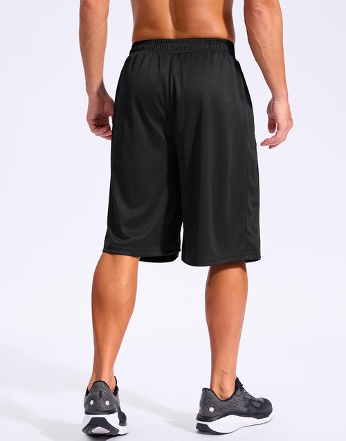 G Gradual Men's Basketball Shorts - 12" Lightweight Mesh Athletic Shorts with Pockets | Loose Fit
