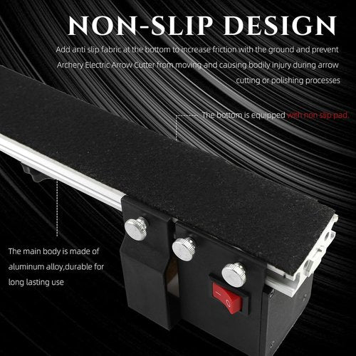Electric Arrow Saw - Adjustable Precision Cutter for Carbon Arrows | Ready to Use, No Installation Required