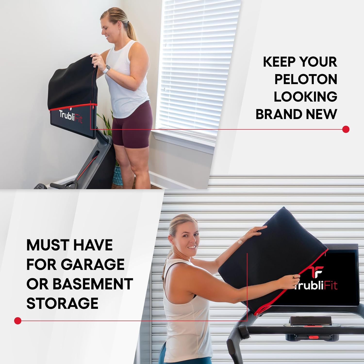 Peloton Premium Neoprene Monitor Cover - Super Soft Terry Screen Protector for Original Bike