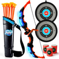 TOY Life Bow and Arrow Set - Light Up Archery Toys for Kids Ages 4-12 | Includes Targets & Perfect Gift