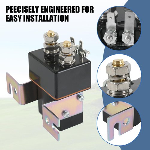 48V Golf Cart Solenoid 4 Terminal Solenoid Coil Compatible with Club Car 95-Up DS For 04-Up Precedent Golf Carts 101908701 102774701 5722
